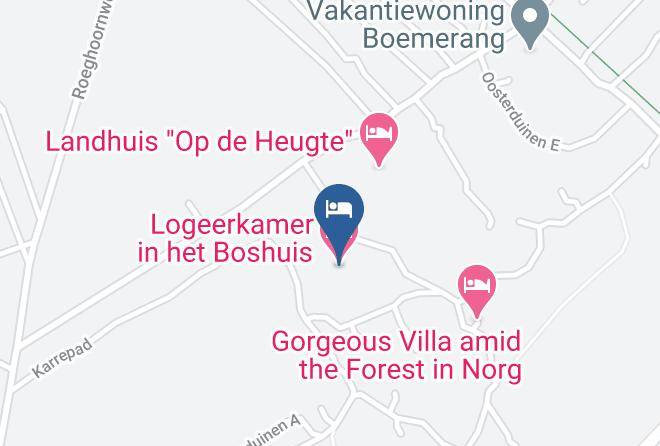 Noordenveld - Logeerkamer In Het Boshuis Maps