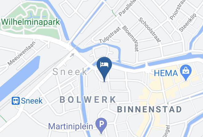 Sudwest Fryslan - Logement 3b Sneek Maps