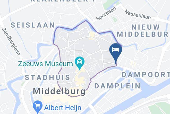 Middelburg - Logement De Spaerpot Maps