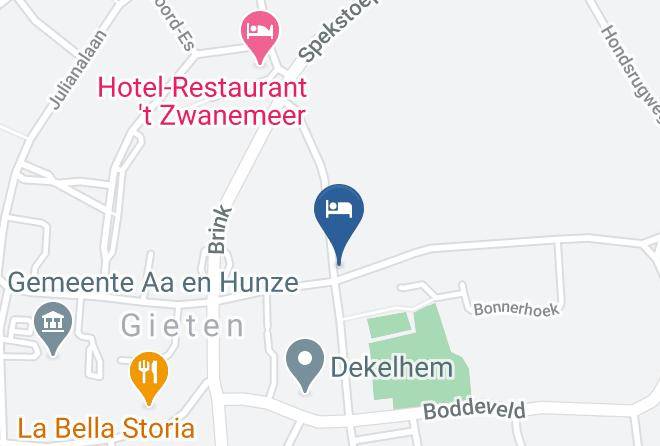 Aa En Hunze - Logement Gieten Maps