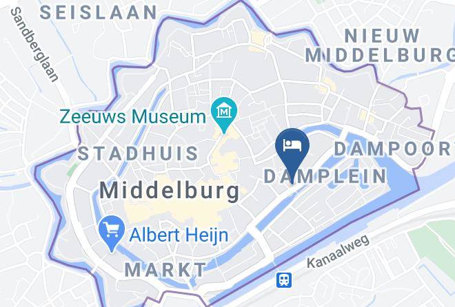 Middelburg - Logement 't Huys Ter Hooghe Maps