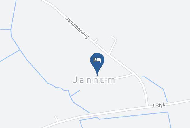 Noardeast Fryslan - Logementen Jannum Maps