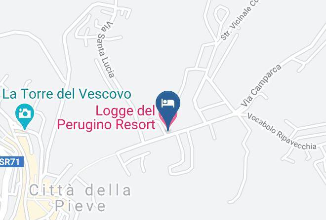 Perugia - Logge Del Perugino Resort Maps