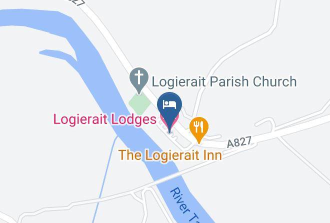 Perth And Kinross - Logierait Lodges Maps