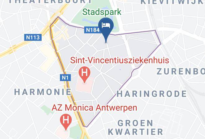 Antwerp - Logies Antwerpen Maps
