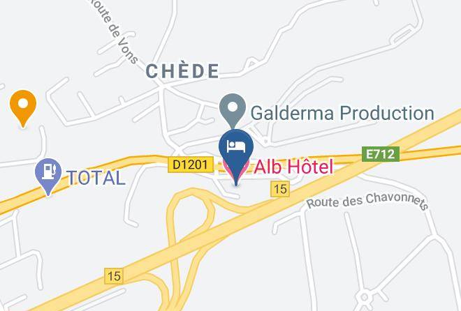 Haute Savoie - Alb Hotel Maps