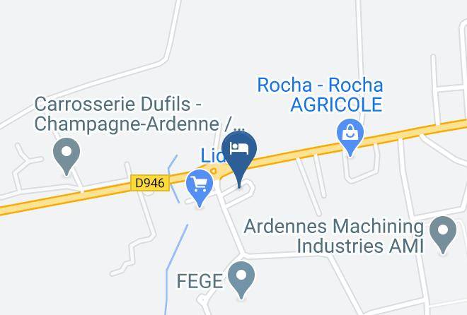 Ardennes - Logis Argonne Hotel Maps