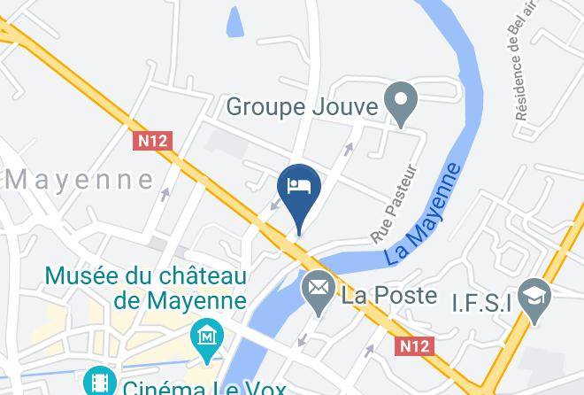 Mayenne - Logis Au Grand Hotel Maps