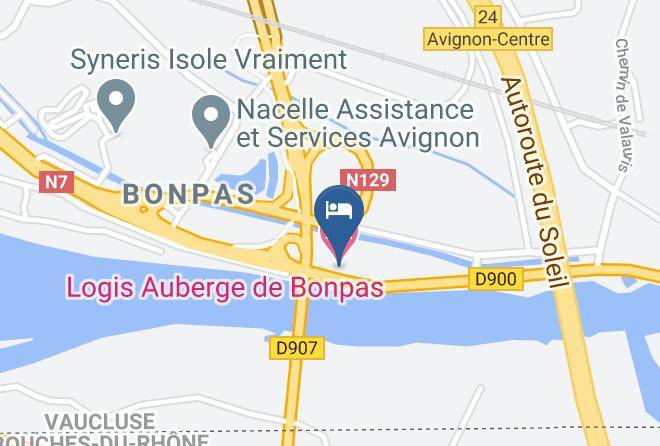 Vaucluse - Logis Auberge De Bonpas Maps