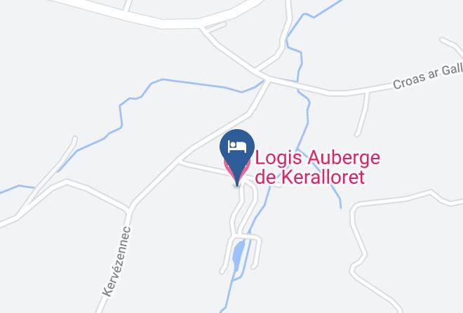 Finistere - Logis Auberge De Keralloret Maps