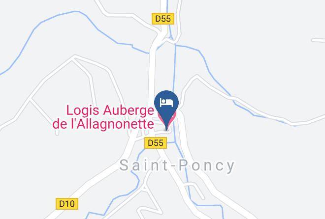 Cantal - Logis Auberge De L'allagnonette Maps