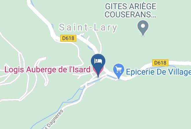 Ariege - Logis Auberge De L'isard Maps