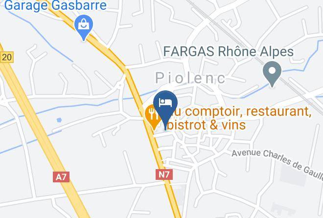 Vaucluse - Logis Hotel Il Etait Une Fois Rest Au Cul De Poule Maps
