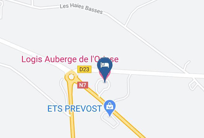 Allier - Logis Auberge De L'orisse Maps