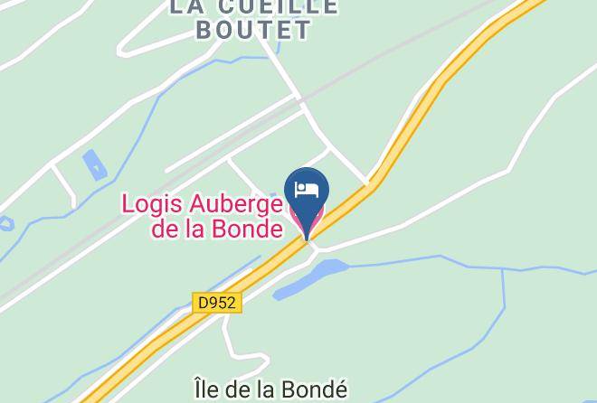 Indre Et Loire - Logis Auberge De La Bonde Maps