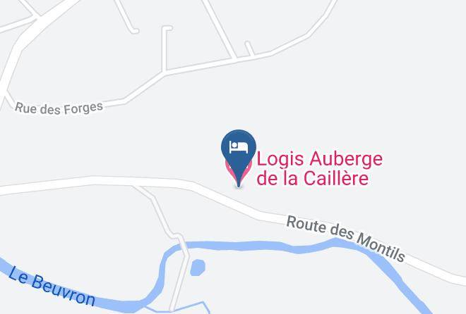 Loir Et Cher - Logis Auberge De La Caillere Maps