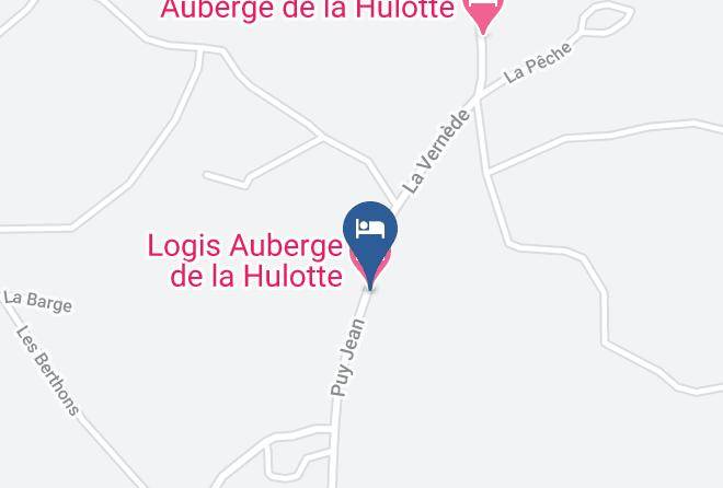 Puy De Dome - Logis Auberge De La Hulotte Maps