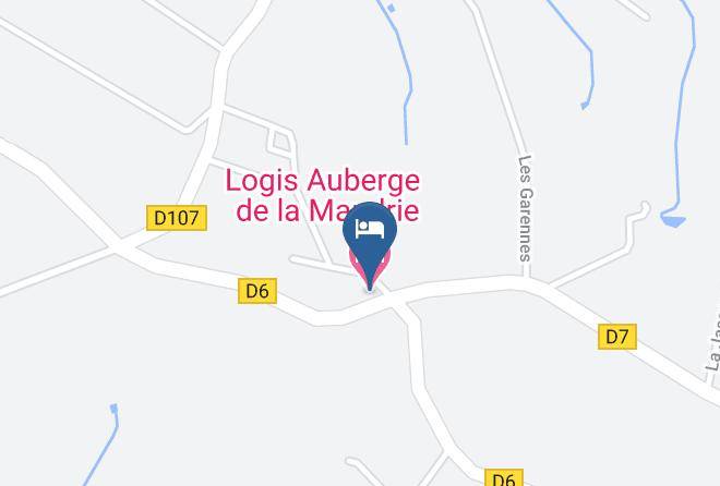 Correze - Logis Auberge De La Mandrie Maps