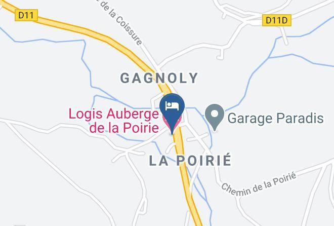 Vosges - Logis Auberge De La Poirie Maps
