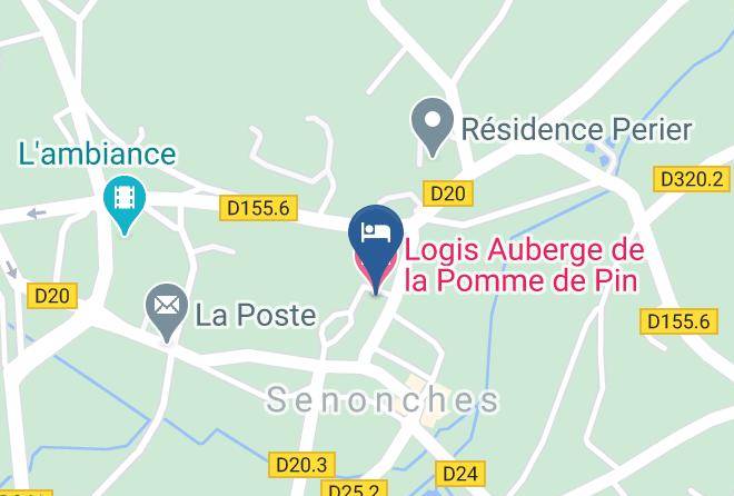 Eure Et Loir - Logis Auberge De La Pomme De Pin Maps