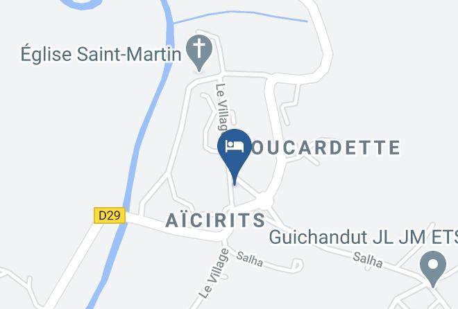 Pyrenees Atlantiques - Logis Auberge Denena Maps