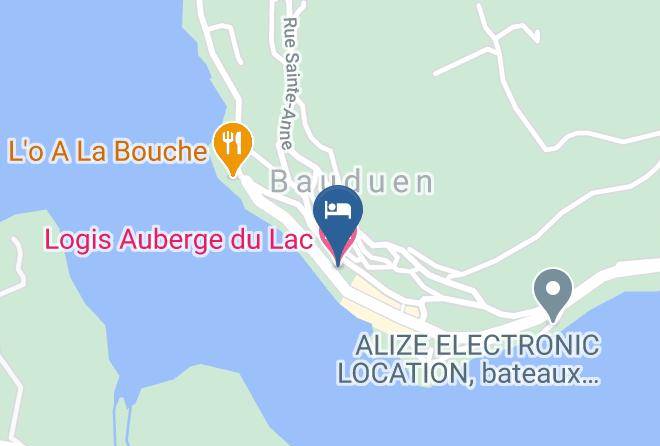 Var - Logis Auberge Du Lac Maps