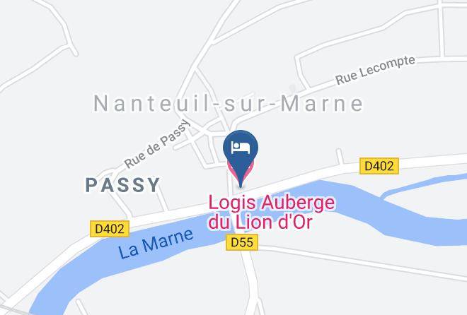 Seine Et Marne - Logis Auberge Du Lion D'or Maps