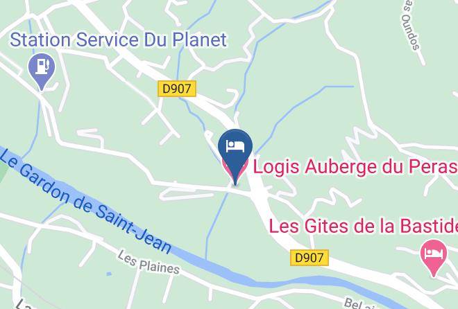 Gard - Logis Auberge Du Peras Maps