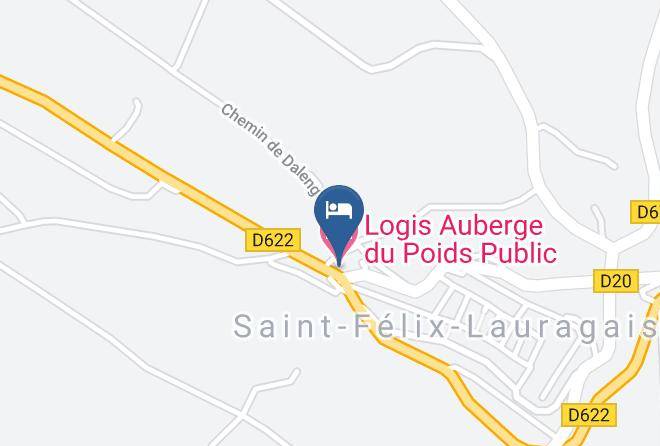 Haute Garonne - Logis Auberge Du Poids Public Maps