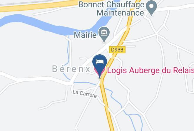 Pyrenees Atlantiques - Logis Auberge Du Relais Maps