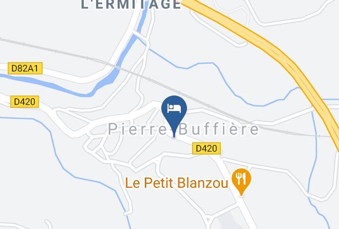 Haute Vienne - Logis Auberge Dupuytren Maps