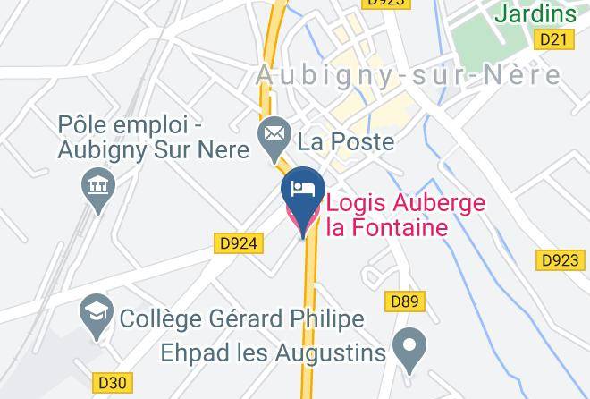 Cher - Logis Auberge La Fontaine Maps