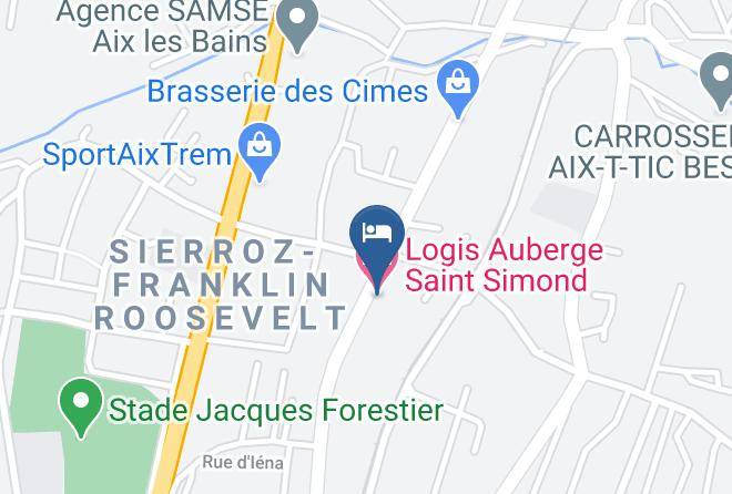 Savoie - Logis Auberge Saint Simond Maps