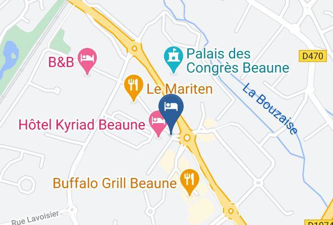 Cote D Or - Logis Carline Hotel Restaurant Maps