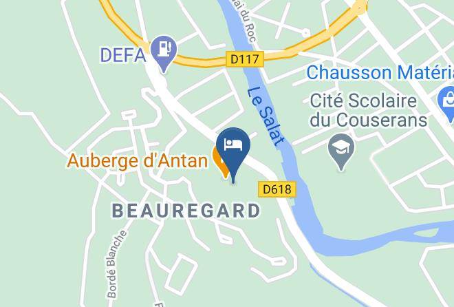 Ariege - Logis Chateau De Beauregard Maps