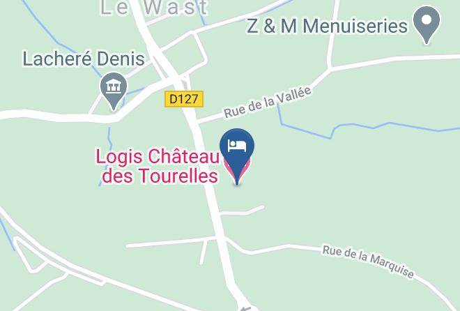 Pas De Calais - Logis Chateau Des Tourelles Maps