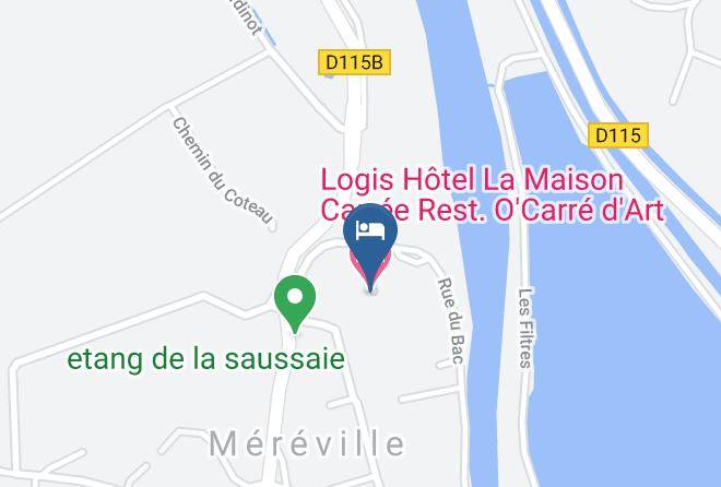 Meurthe Et Moselle - Logis Hotel La Maison Carree Rest O'carre D'art Maps