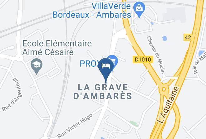 Gironde - Logis De France 3b Hotel De Bordeaux Maps