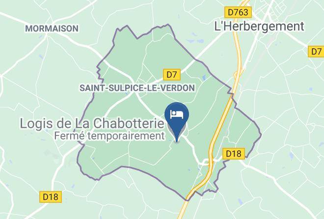 Vendee - Logis De La Chabotterie Maps