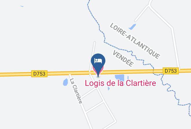 Vendee - Logis De La Clartiere Maps