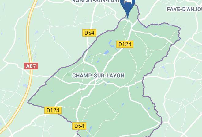 Maine Et Loire - Logis De La Contreche Maps