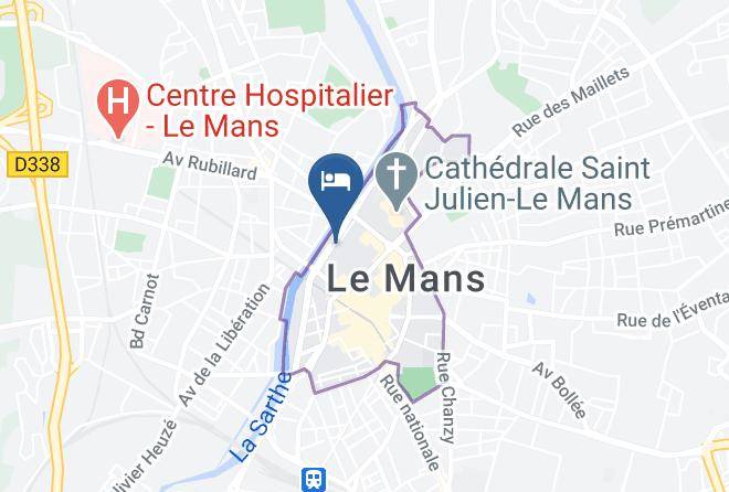 Sarthe - Le Logis De La Contrescarpe Maps