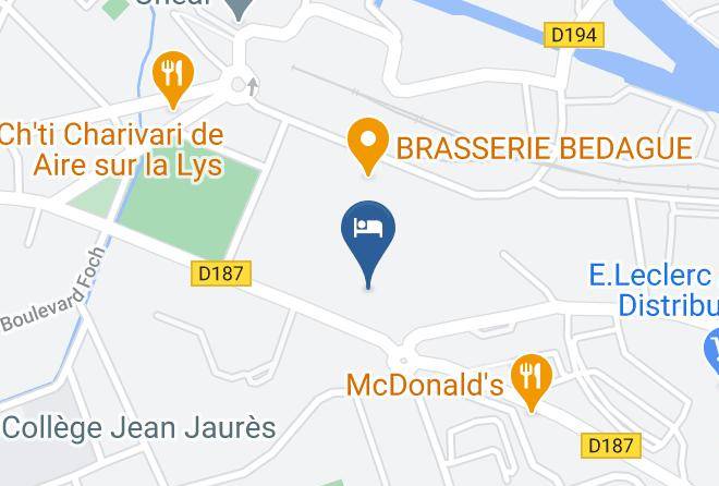 Pas De Calais - Hotel Le Logis De La Lys Maps