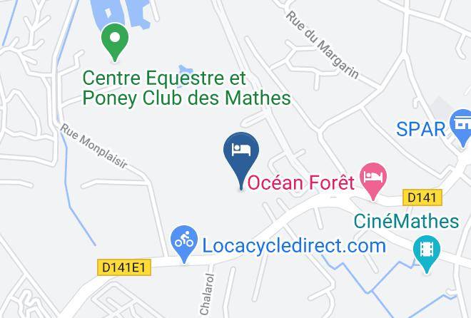 Logis De La Palmeraie Map