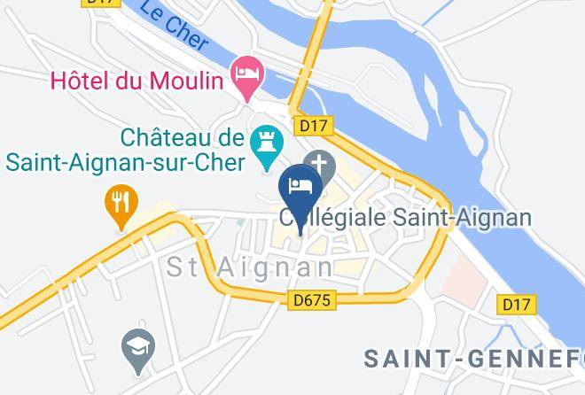 Loir Et Cher - Logis De La Prevote Maps