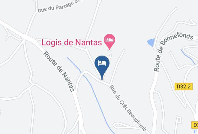Loire - Logis De Nantas Maps
