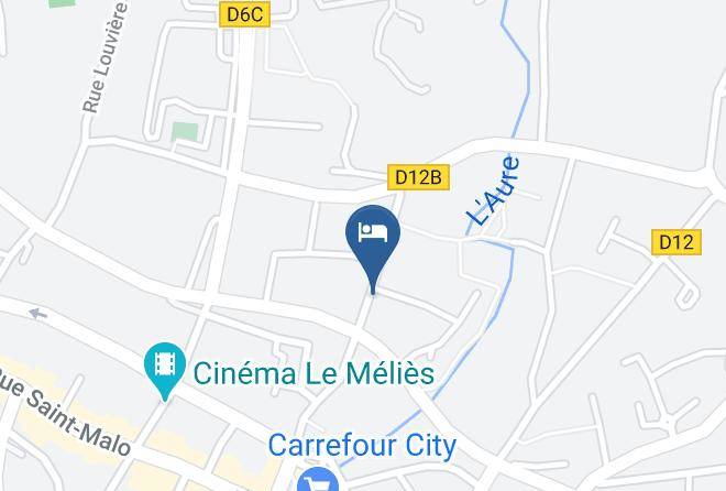 Calvados - Logis Des Grands Chapeaux Maps