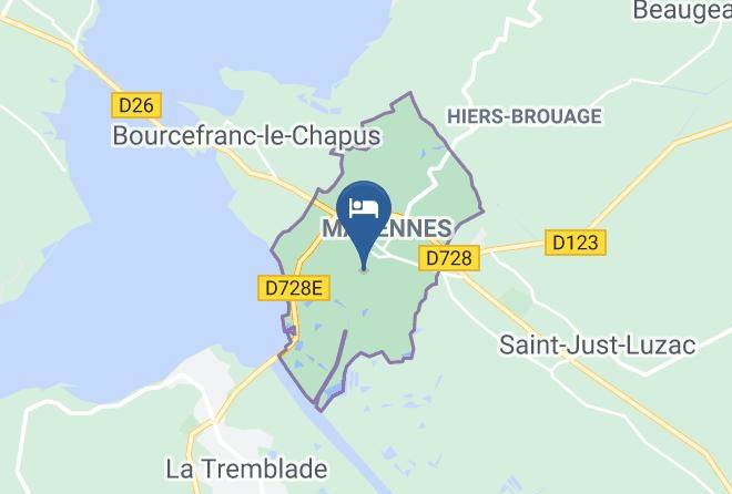 Charente Maritime - Logis Du Canal Maps