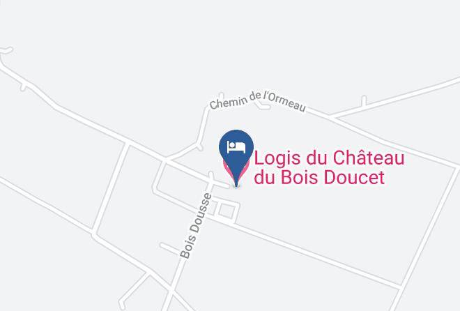 Vienne - Logis Du Chateau Du Bois Doucet Maps
