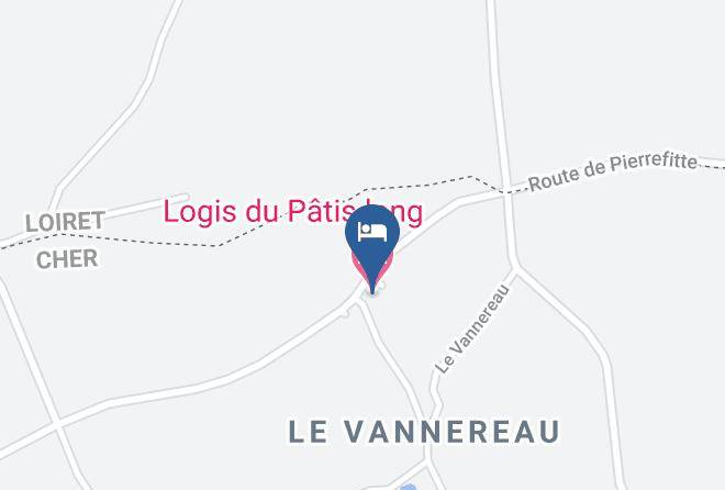 Cher - Logis Du Patis Long Maps
